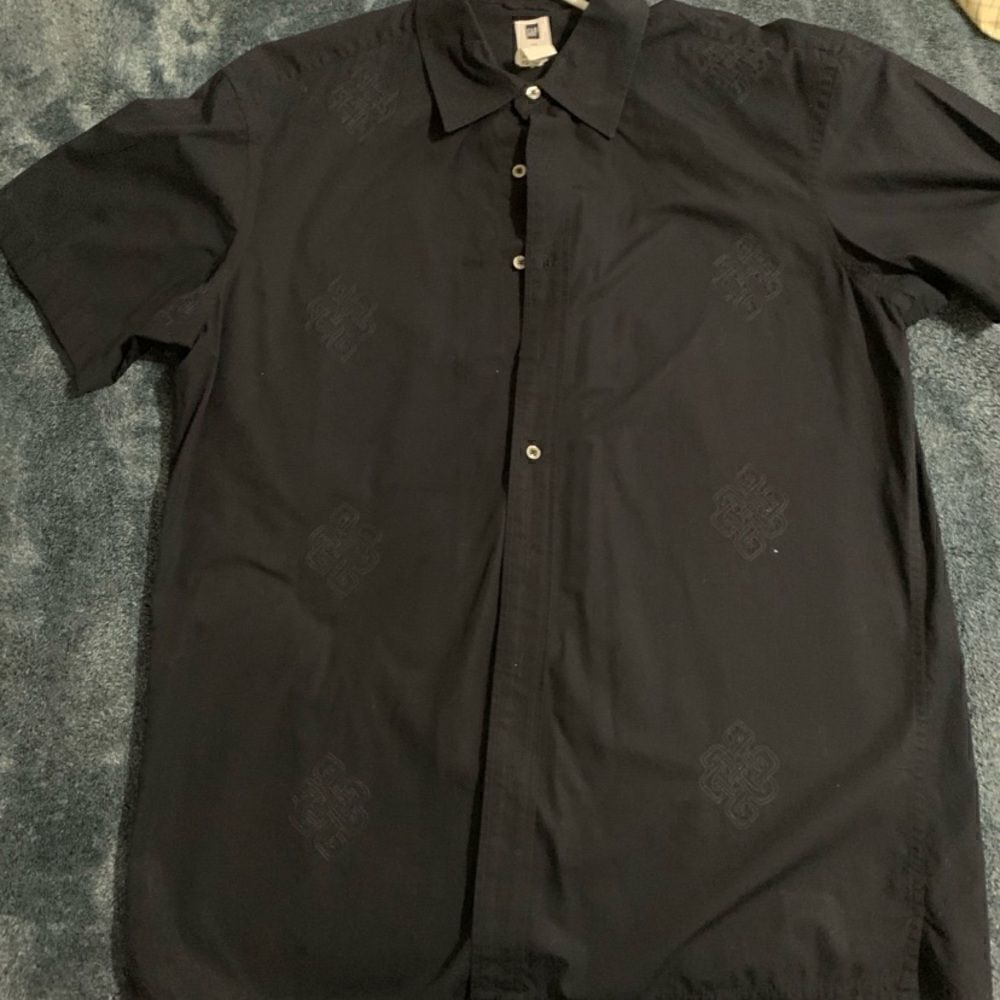 Gap Short Sleeve Button Down Shirt Sz XL